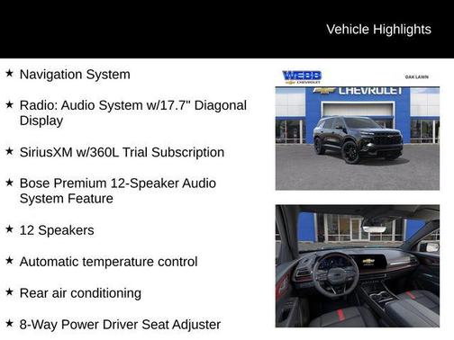 2025 Chevrolet Traverse RS