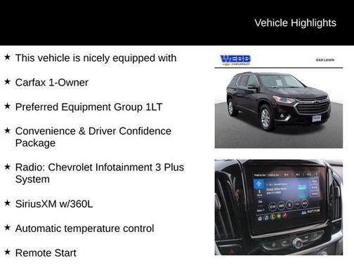 2020 Chevrolet Traverse LT Cloth