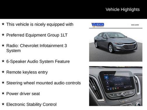 2025 Chevrolet Malibu FWD 1LT