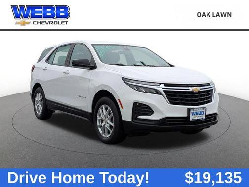 Summit White 2023 Chevrolet Equinox LS