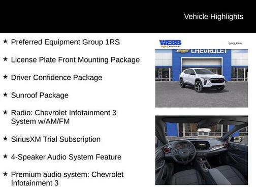 2025 Chevrolet Trax FWD 1RS
