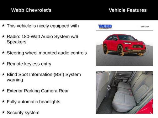 2026 Honda HR-V 2WD Sport