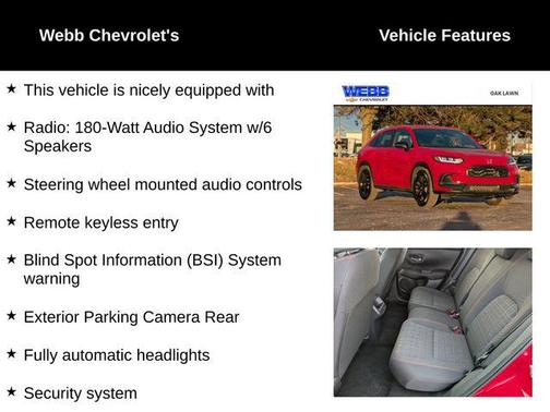 2026 Honda HR-V 2WD Sport