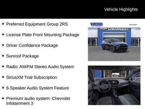 2025 Chevrolet Trax FWD 2RS