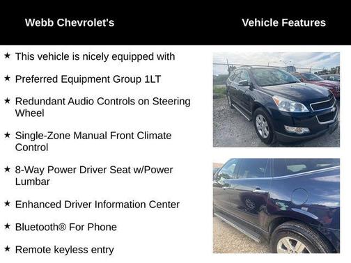 Dark Blue Metallic 2012 Chevrolet Traverse LT