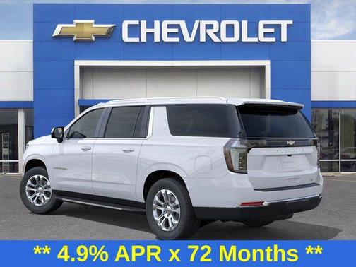 Summit White 2026 Chevrolet Suburban LT