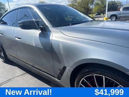 Ind Frozen Pure Grey II Metallic 2023 BMW i4 Gran Coupe M50