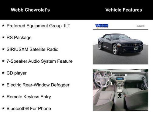 2012 Chevrolet Camaro 1LT