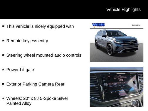 2023 Volkswagen Atlas 3.6L SE w/Technology