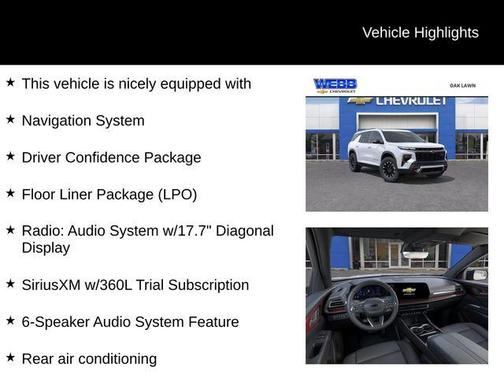 2026 Chevrolet Traverse AWD Z71