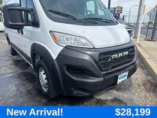 Bright White Clearcoat 2023 RAM ProMaster 2500 High Roof