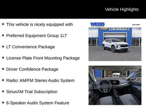 Summit White 2026 Chevrolet Trax LT