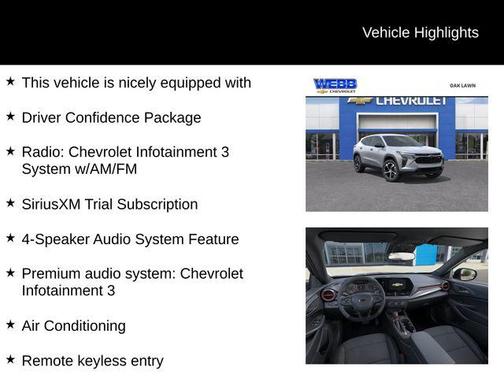 2026 Chevrolet Trax FWD 1RS