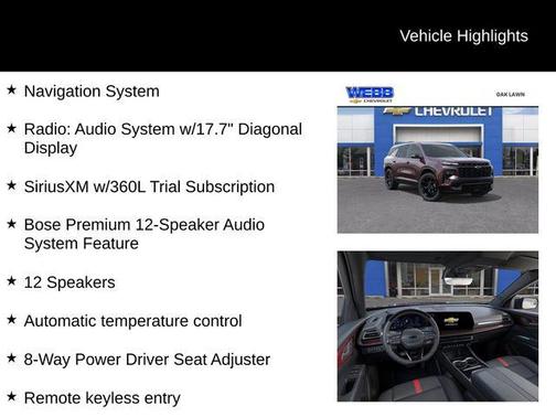 2026 Chevrolet Traverse RS