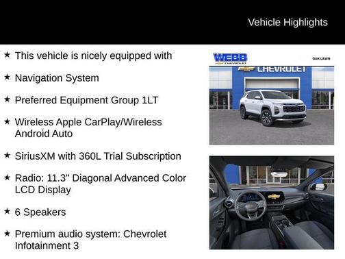 Summit White 2027 Chevrolet Equinox 1LT
