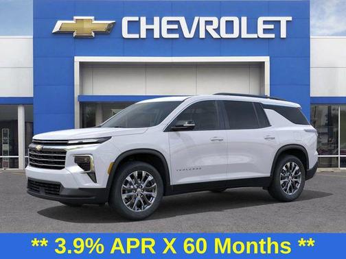 Summit White 2026 Chevrolet Traverse LT