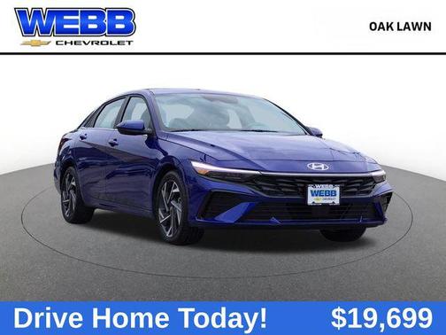Intense Blue 2025 Hyundai ELANTRA SEL