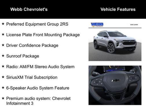 2025 Chevrolet Trax FWD 2RS