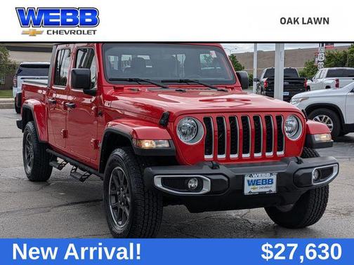 Firecracker Red Clearcoat 2023 Jeep Gladiator Overland