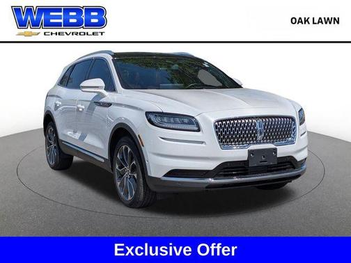 Pristine White Metallic Tri-Coat 2022 Lincoln Nautilus Reserve