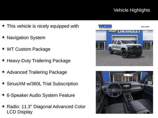 2026 Chevrolet Colorado WT