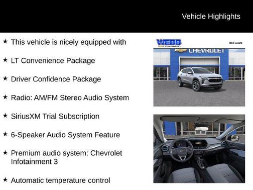 Sterling Gray Metallic 2026 Chevrolet Trax LT