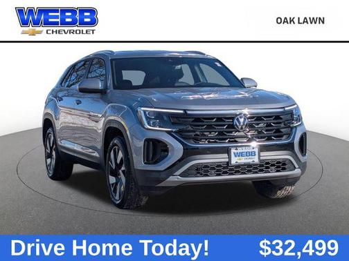 Gray 2025 Volkswagen Atlas Cross Sport 2.0T SE w/Technology SUV