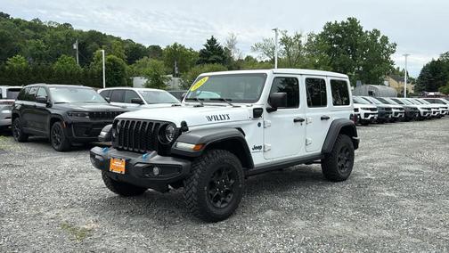 Bright White Clearcoat 2023 Jeep Wrangler 4xe Base