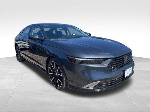 Gray Metallic 2026 Honda Accord Hybrid Touring