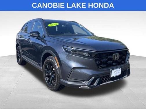 Platinum White 2024 Honda CR-V Hybrid Sport