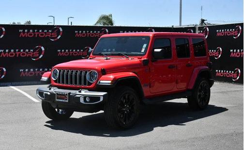 Firecracker Red Clearcoat 2025 Jeep Wrangler 4xe Sahara