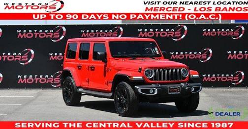 Firecracker Red Clearcoat 2025 Jeep Wrangler 4xe Sahara