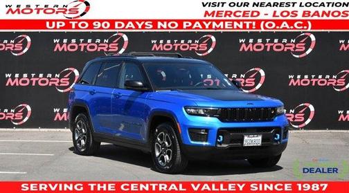 Hydro Blue Pearlcoat 2023 Jeep Grand Cherokee 4xe Trailhawk