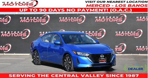 Electric Blue Metallic 2025 Nissan Sentra SV