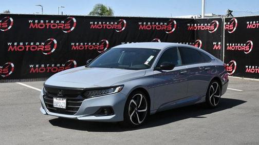 Gray 2021 Honda Accord Sport 1.5T