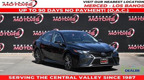 Black 2023 Toyota Camry SE