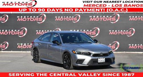 Silver 2023 Honda Civic Sport