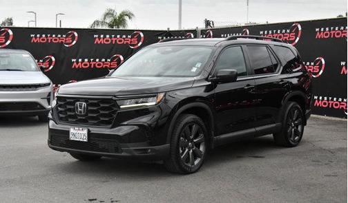 Black 2025 Honda Pilot Sport