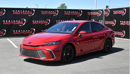 Red 2025 Toyota Camry SE