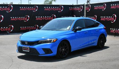 Blue 2024 Honda Civic Sport