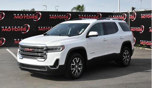 Summit White 2023 GMC Acadia SLT