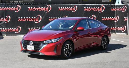 Scarlet Ember 2025 Nissan Sentra SV