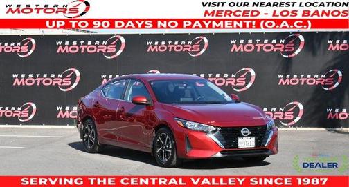 Scarlet Ember 2025 Nissan Sentra SV