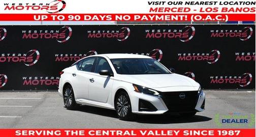 White 2024 Nissan Altima 2.5 SV