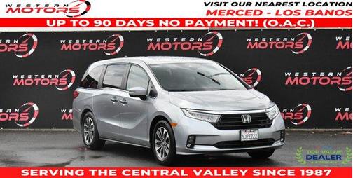 Gray 2023 Honda Odyssey EX-L