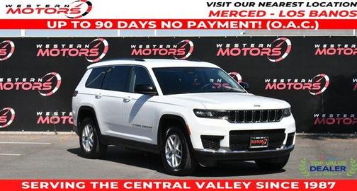 Bright White Clearcoat 2023 Jeep Grand Cherokee L Laredo