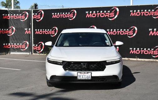 White 2023 Honda Accord LX