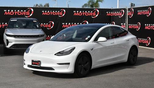 White 2020 Tesla Model 3 Standard Range