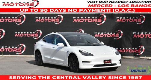 White 2020 Tesla Model 3 Standard Range