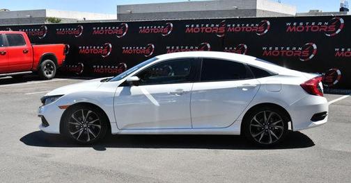 White 2020 Honda Civic Sport